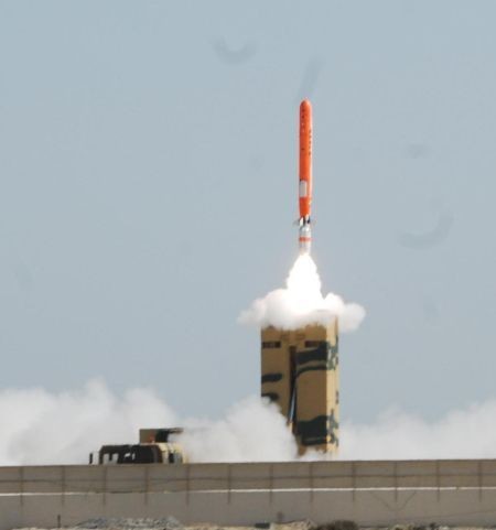 Tên lửa hành trình Hatf-7 phiên bản trên bộ của Pakistan